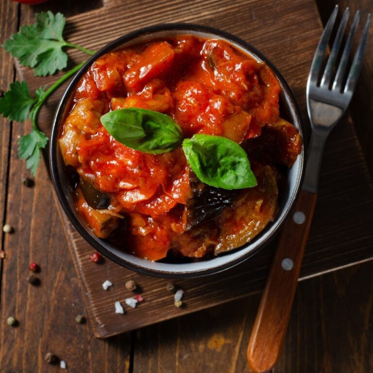 FRICASSÉE D'AUBERGINES