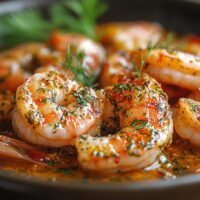 CREVETTES à L'AIL et CORIANDRE